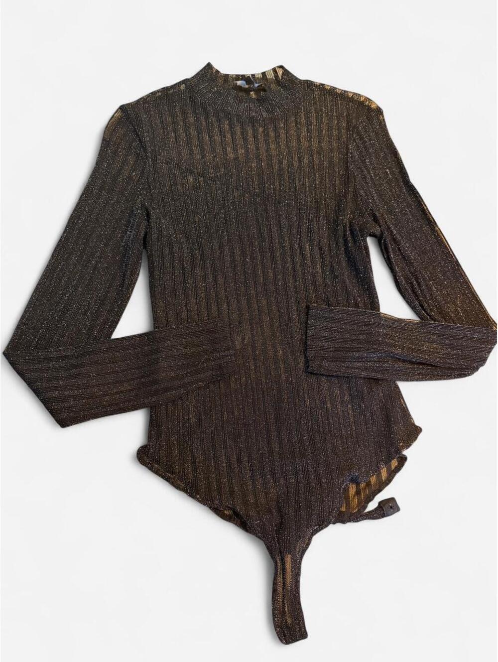 Iris Women's Black and Brown Bodysuit
